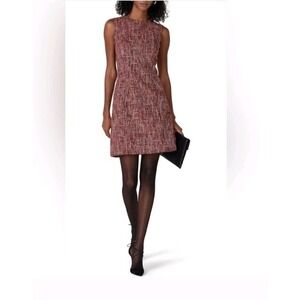 ADAM LIPPES Designer Tweed Sleeveless‎ Dress Fitted Career Party Officecore 4